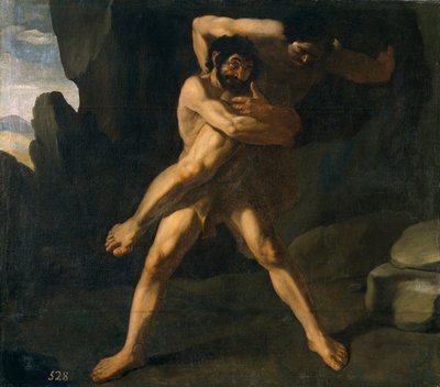Hércules luchando con Anteo de Francisco de Zurbaran